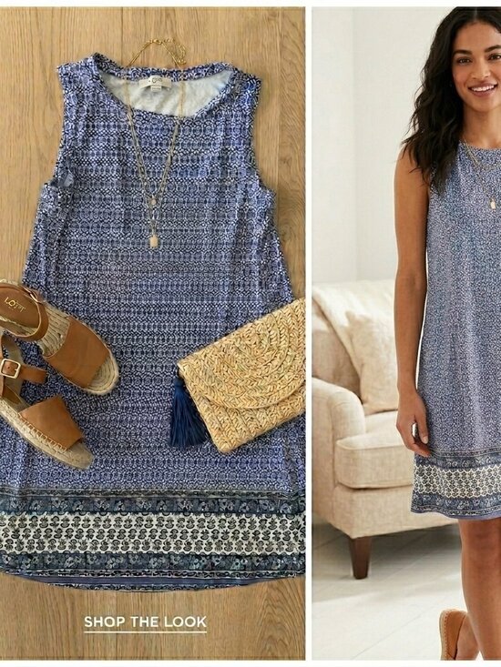 LOFT Dresses & Skirts - Preppy Floral Loft Sleeveless Dress - Size XXSP -‎ Excellent Condition!
